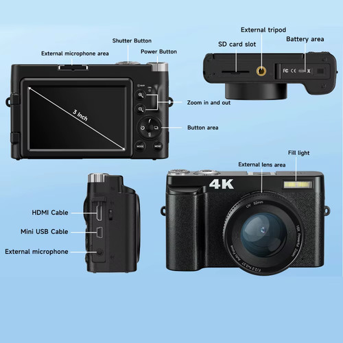 Fotocamera digitale messa - messa, a